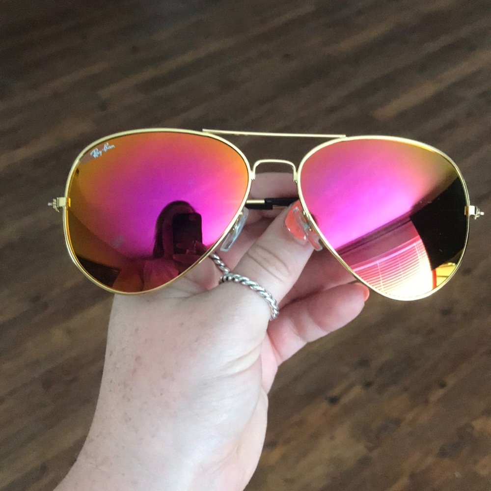 Pink Ray Bans